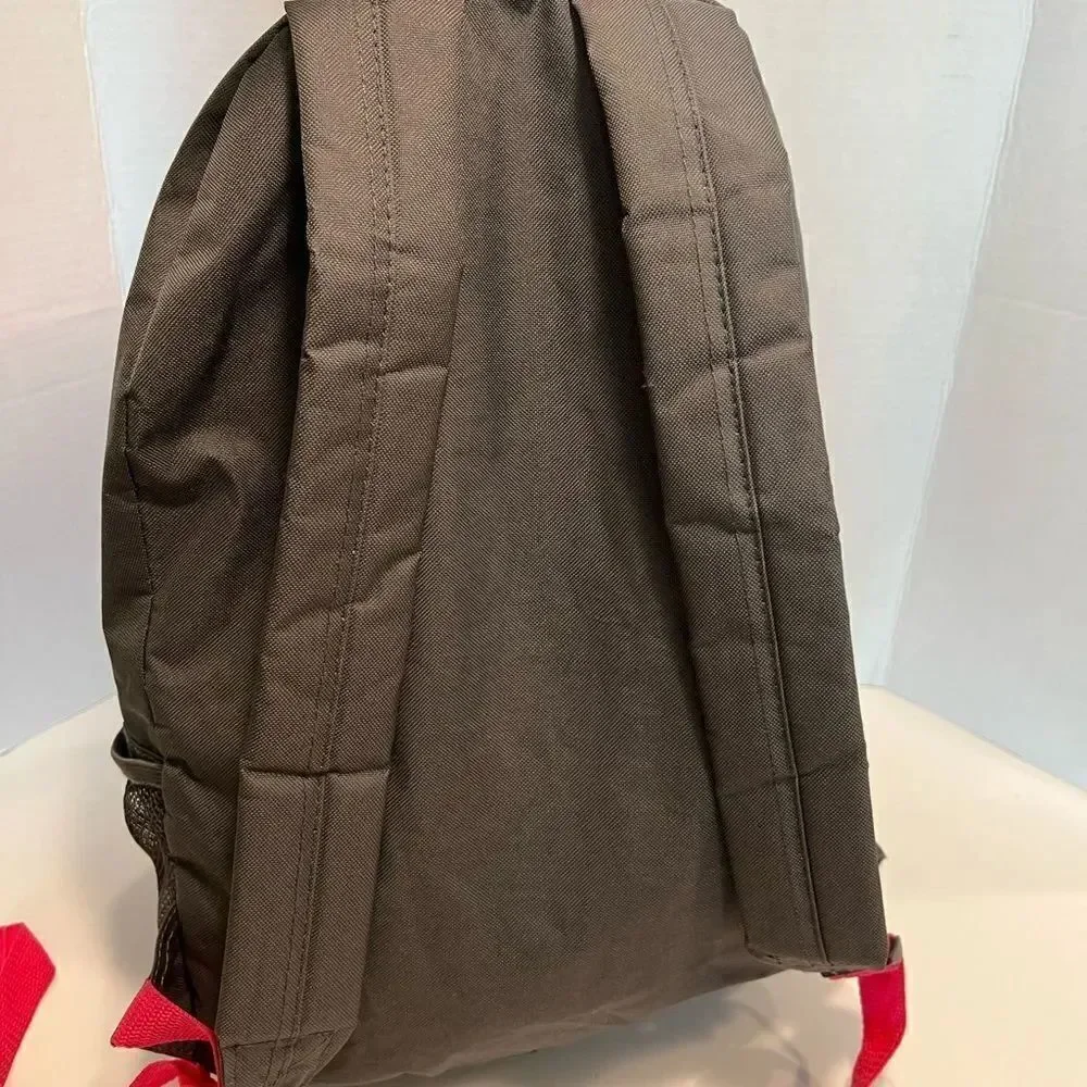 Mountain Edge 17'' Bungee Front Pocket Backpack Red One Size